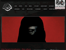 Tablet Screenshot of laibach.org